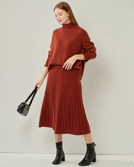 Oversized Kaschmir-Rollkragenpullover
