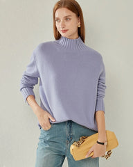 Oversized Kaschmir-Rollkragenpullover