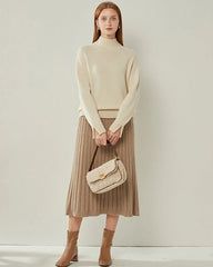 Oversized Kaschmir-Rollkragenpullover