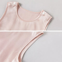 Baby-Seiden-Tanktop, runder Ausschnitt