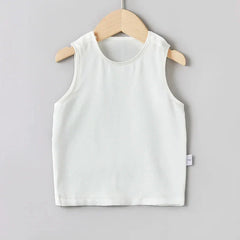 Baby-Seiden-Tanktop, runder Ausschnitt