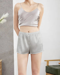 Satin Seide Damen Leggings Unterhosen Shorts