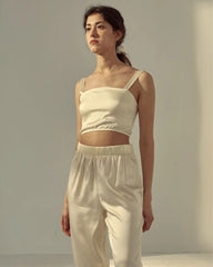 Seiden Crop-Tank-Top