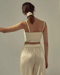 Seiden Crop-Tank-Top