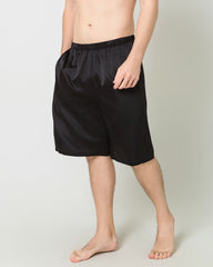 Seiden-Unterhose Männer, elastischer Gürtel Kniehöhe, Satin-Design