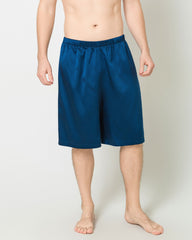 Seiden-Unterhose Männer, elastischer Gürtel Kniehöhe, Satin-Design