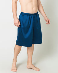 Seiden-Unterhose Männer, elastischer Gürtel Kniehöhe, Satin-Design