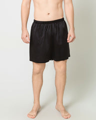 Männer Loungewear-Shorts aus Statinseide