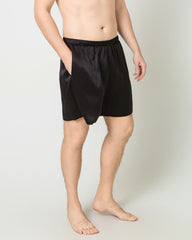 Männer Loungewear-Shorts aus Statinseide