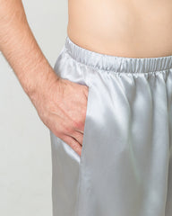 Männer Loungewear-Shorts aus Statinseide
