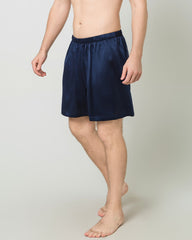 Männer Loungewear-Shorts aus Statinseide