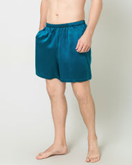 Männer Loungewear-Shorts aus Statinseide