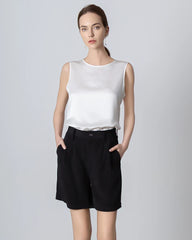 40 momme Seiden Bermuda Shorts