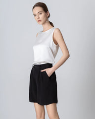 40 momme Seiden Bermuda Shorts