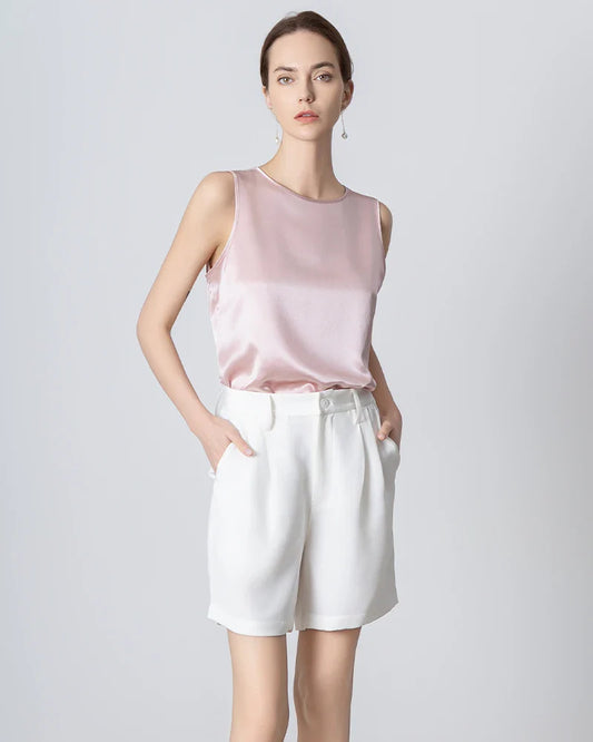 40 momme Seiden Bermuda Shorts