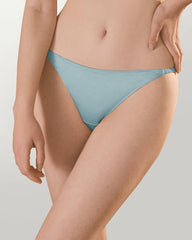 Seiden-Triangle-Bralette und V-String-Slip-Set