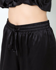 Damen Vollgrößen-Seiden-Pyjamas-Set