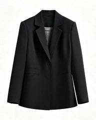 Triacetat-Blazer mit Seidenfutter in maßgeschneiderter Passform