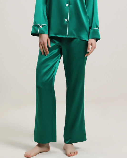 Damen Seiden-Loungehose (lang)
