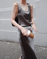 Zweiteiler aus Seide für Damen