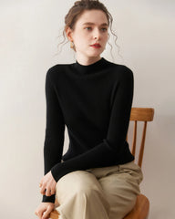 Damen-Kaschmir-Unterziehshirt mit schmaler Passform