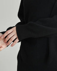 Damen Lockeres Rollkragenpullover aus Kaschmir