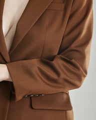 Damen Wollblazer mit Einfachknopf