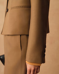 Damen Wollblazer im Taillenschnitt