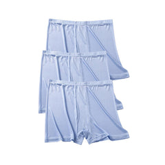 3 Stücke elastische gestrickte weiche Seiden-Boxershorts