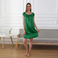22 Momme Süßes Seiden-Nachtkleid