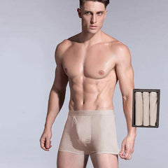 3 Stücke Männer Seiden-Boxer-Unterhosen
