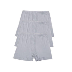 3 Stücke elastische gestrickte weiche Seiden-Boxershorts