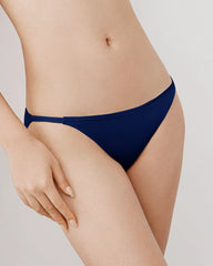 Seiden-Triangle-Bralette und V-String-Slip-Set