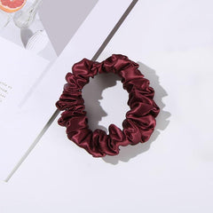 22 Momme 2,5 CM Seidene Haargummi 4er-Set