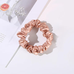 22 Momme 2,5 CM Seidene Haargummi 4er-Set