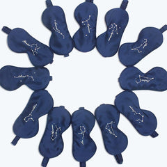 12 Konstellationen Seiden-Schlafmaske
