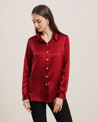 Reine Seidenbluse für Damen