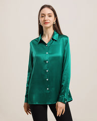 Reine Seidenbluse für Damen
