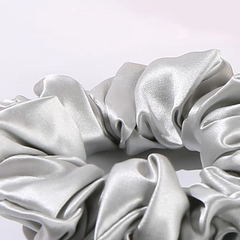 22 Momme 3,5 CM Midi leicht Seiden-Haargummis Scrunchy