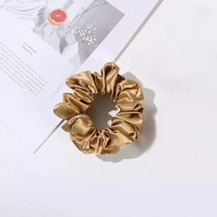 22 Momme 3,5 CM Midi leicht Seiden-Haargummis Scrunchy