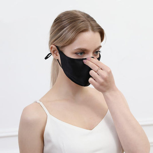 19 Momme Seiden-Verstellbare Gesichtsmaske