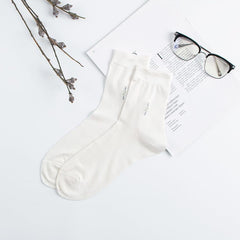 Herren Hautverträgliche Mesh Knit Seidensocken