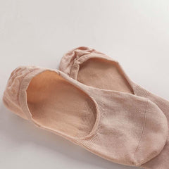 Hautfreundliche Damen Invisible Seiden-Boot-Socken