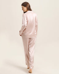 Seiden-Pyjama Set Langarm – Damen