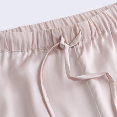 Damen Einfache Bequeme Gerade Seiden-Schlafhose