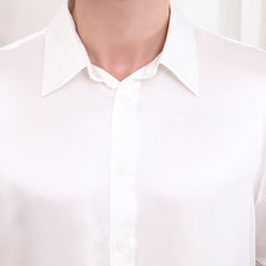 Basic Seiden T-Shirt für Herren