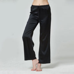 Damen Einfache Bequeme Gerade Seiden-Schlafhose