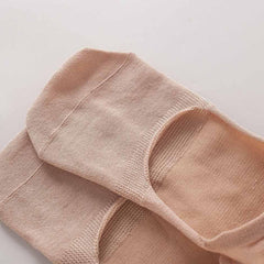 Hautfreundliche Damen Invisible Seiden-Boot-Socken
