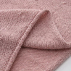 Kurzärmel Rollkragen Kaschmir Pullover