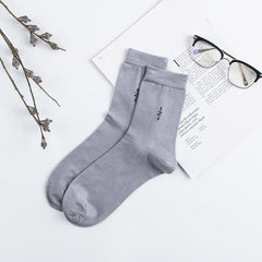 Herren Hautverträgliche Mesh Knit Seidensocken